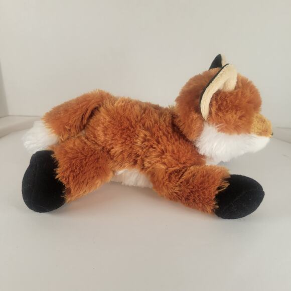 Fox Plush Stuffed Animal 8" Laying Toy Brown White Black JUL2021 Aurora World - Picture 6 of 16